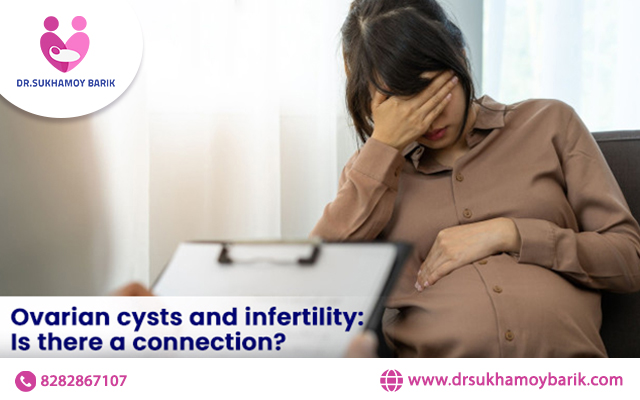 Infertility with ovarian cysts